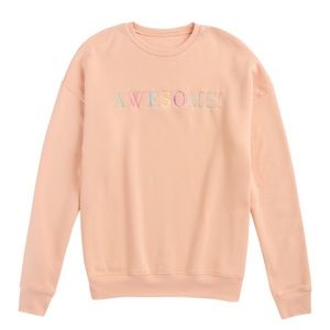 Peach Pullover Sweatshirt